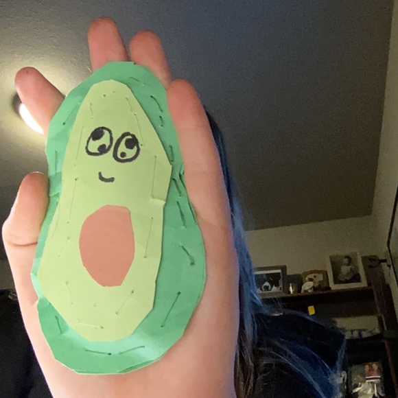 Homage Avocado plushie - Picture 2 of 3